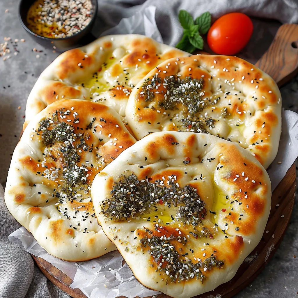 Manakish fromage et za’atar