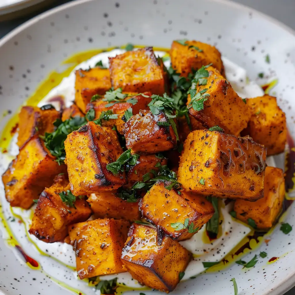 Feta et potimarron aux épices douces
