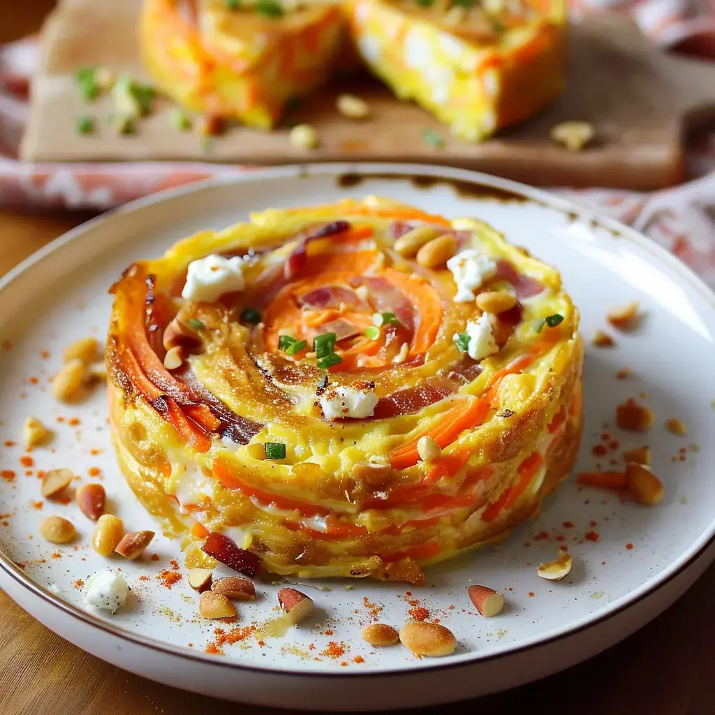 Un plat gourmand et coloré aux légumes, décoré de fromage et parsemé de pignons de pin.