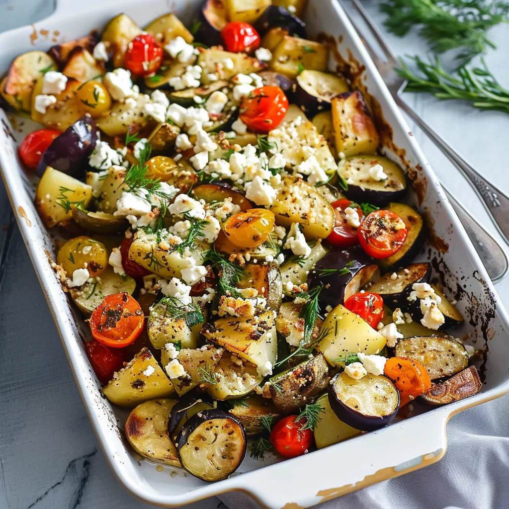Légumes au Four à la Feta