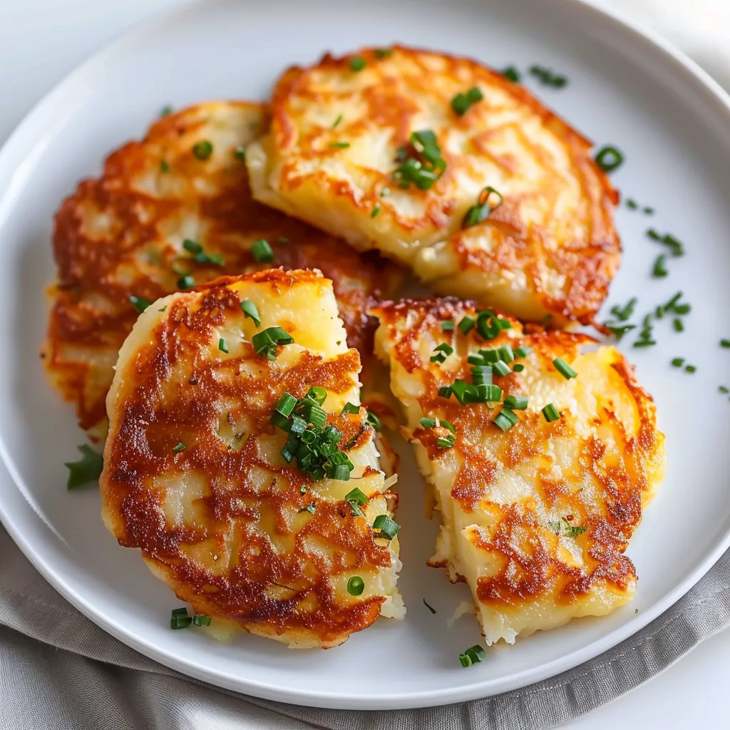 Délicieuses galettes de pommes de terre allemandes