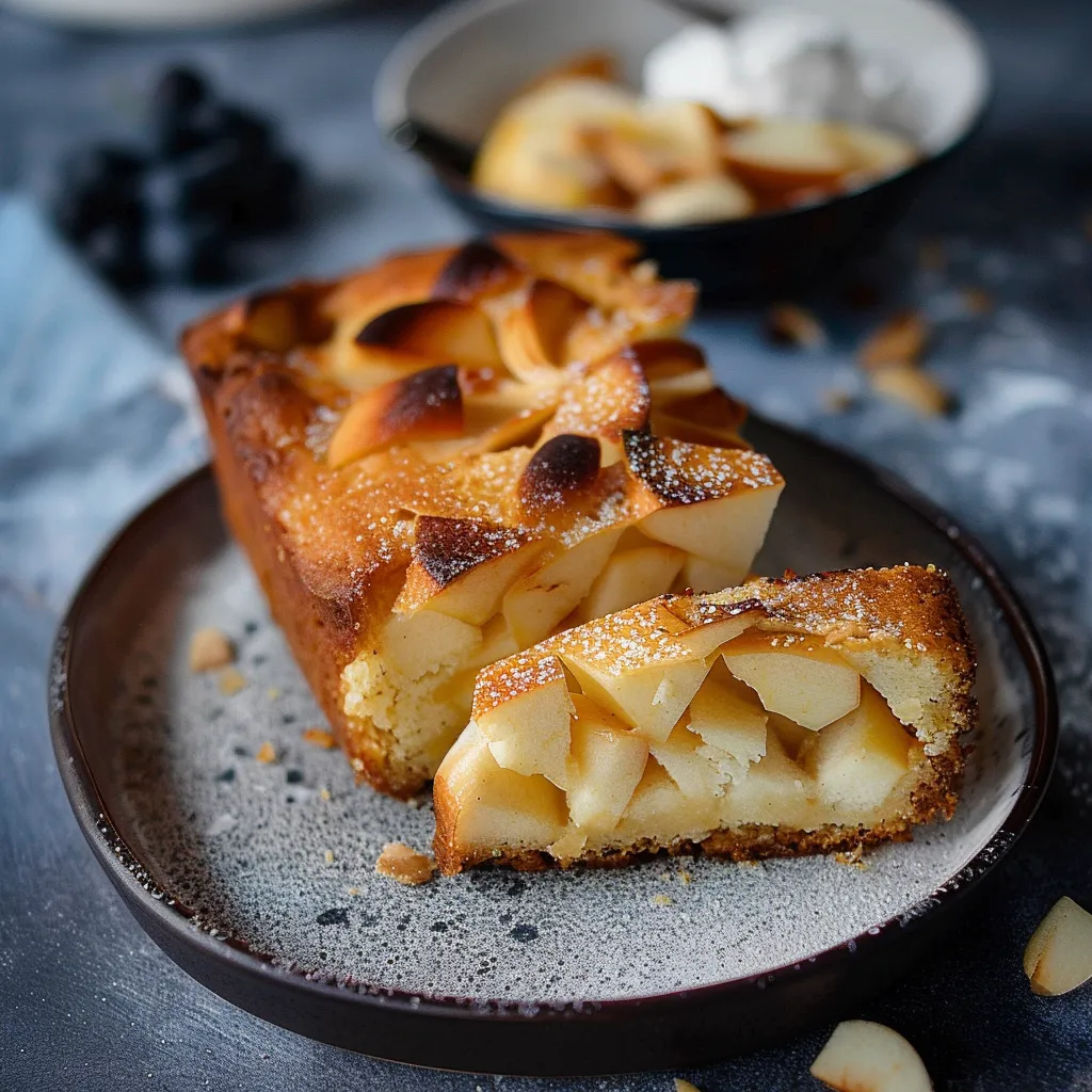 Gâteau léger pommes Skyr gourmand