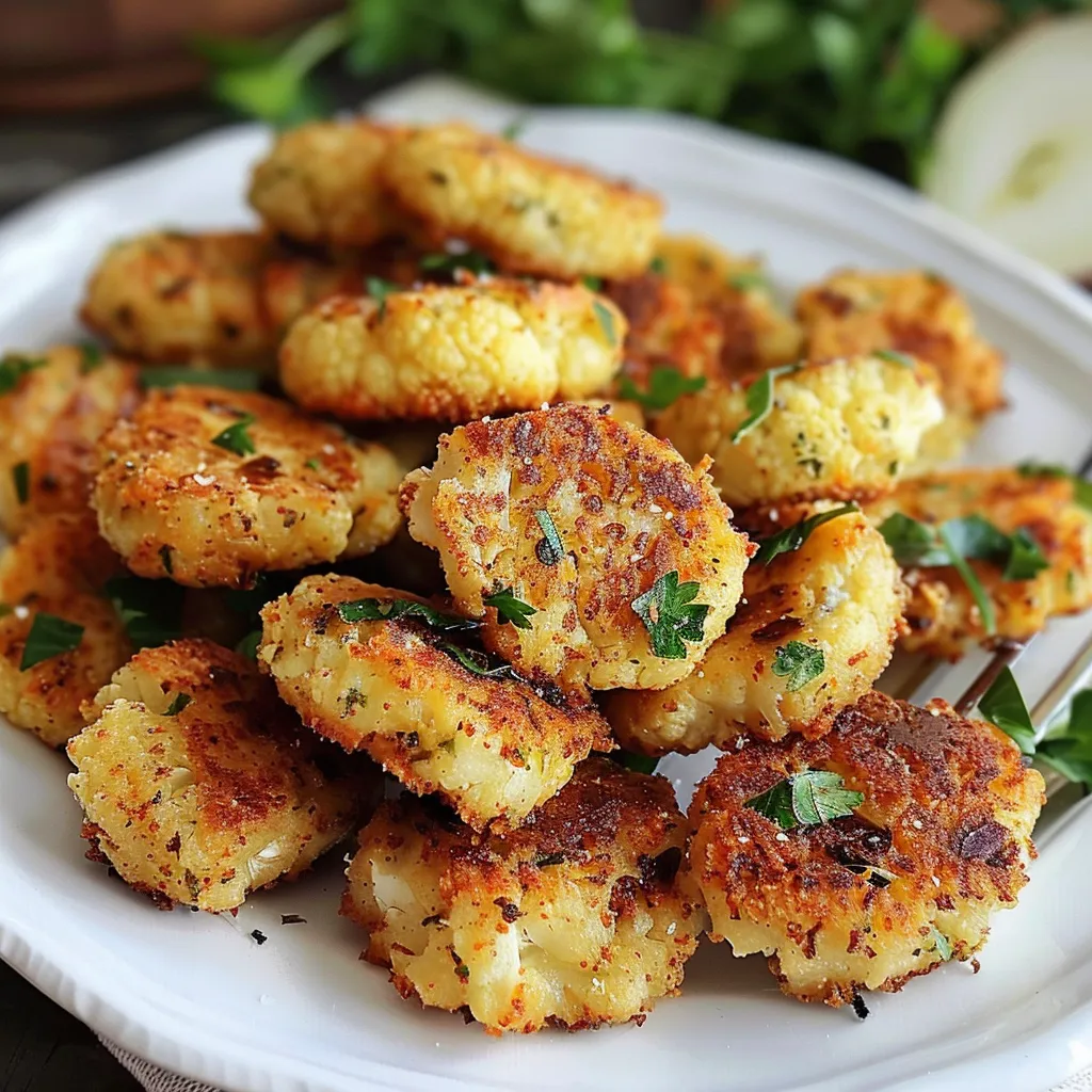 Nuggets chou fleur facile et croustillant