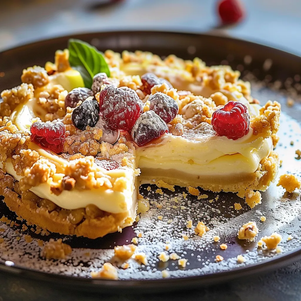 tarte crumble facile à faire