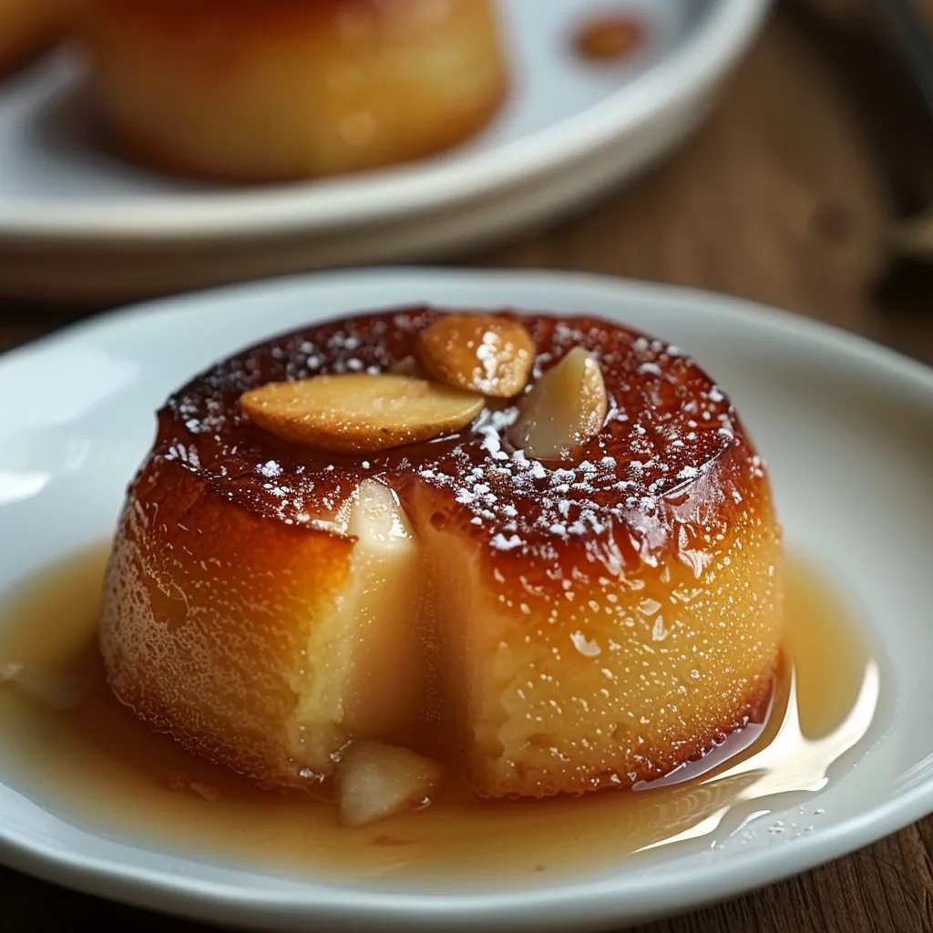 Moelleux amandes compote pommes facile