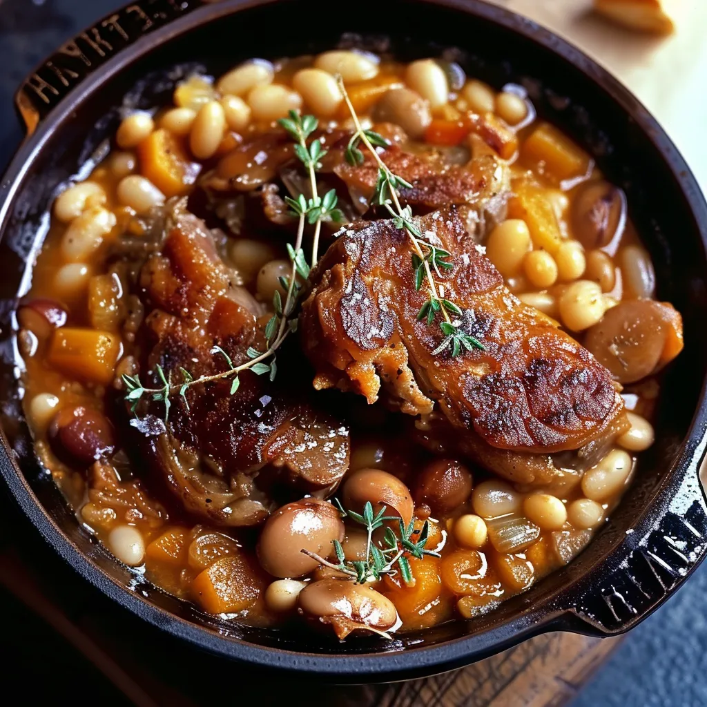Cassoulet Castelnaudary gourmand traditionnel