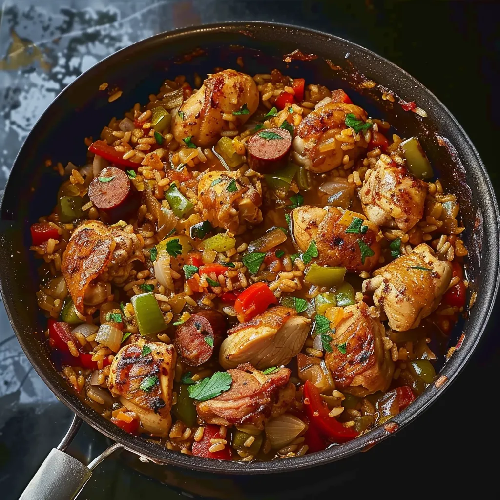 Jambalaya au Poulet Authentique