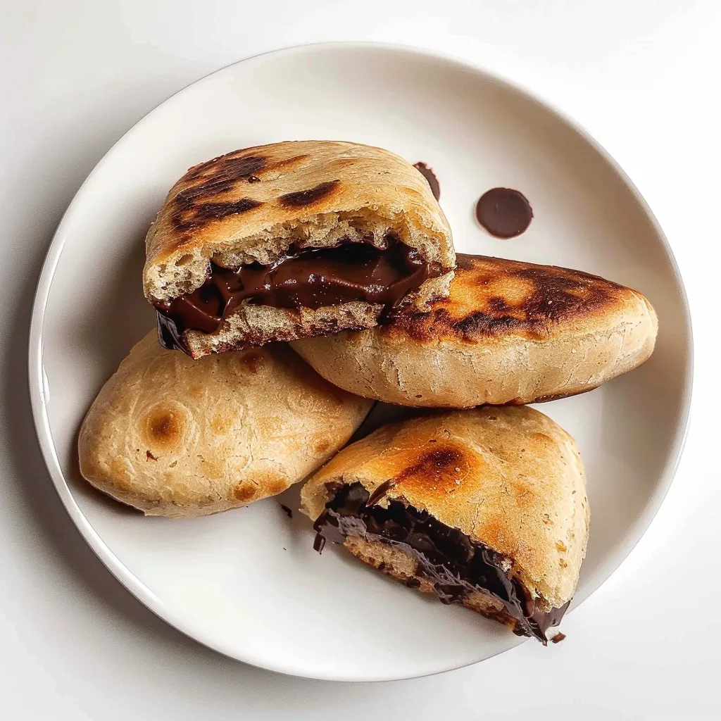 Petits pains ultra rapides chocolat poêle