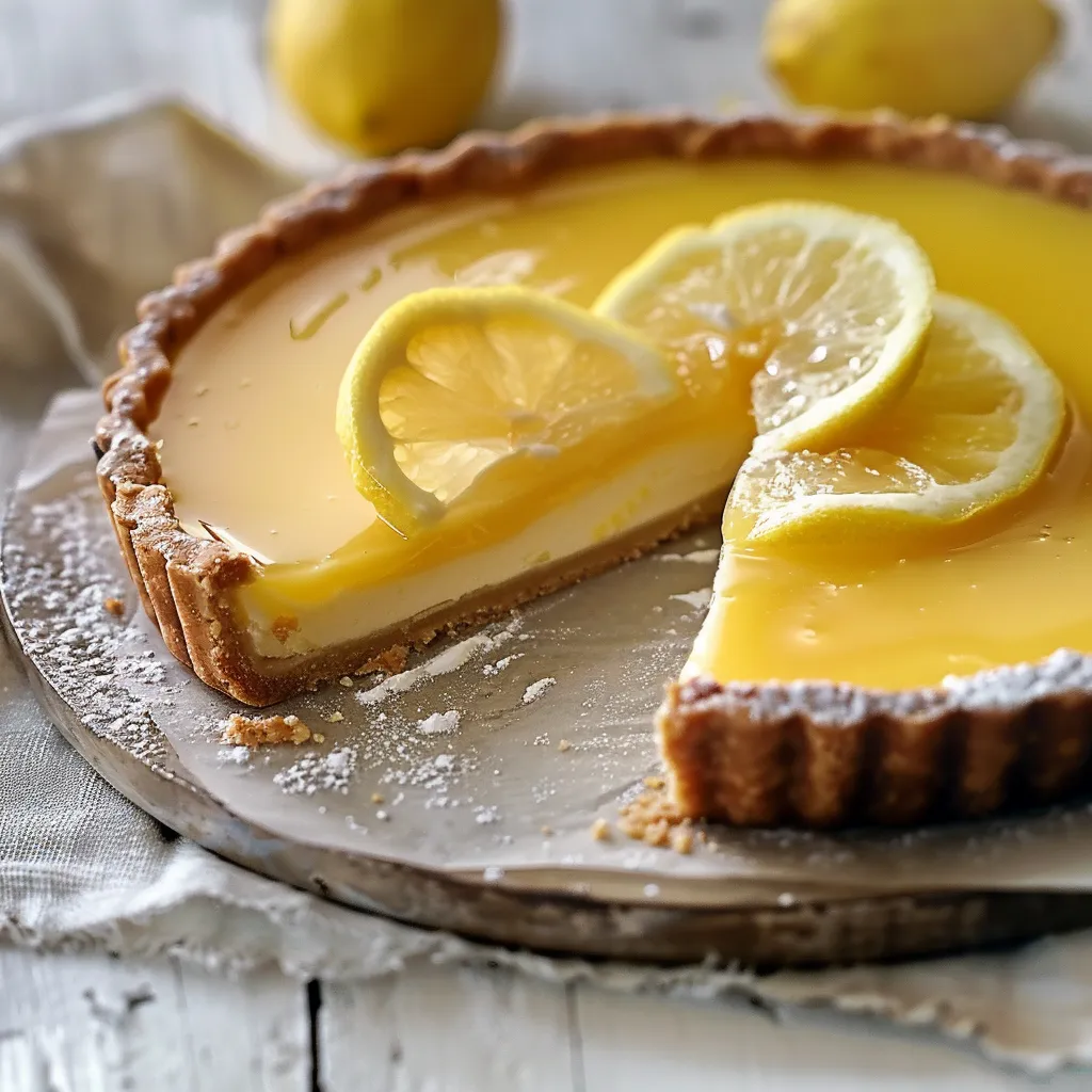 Tarte citron maison facile et gourmande