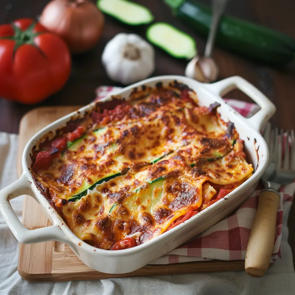 Lasagnes Légères aux Courgettes
