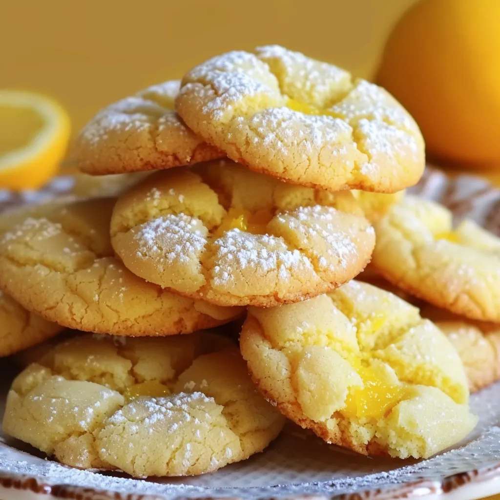 Cookies citron simple et rapide en dix minutes