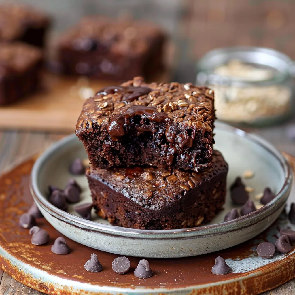 Gâteaux avoine chocolat ultra moelleux