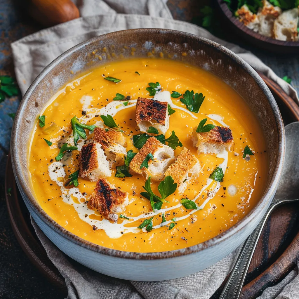 Soupe butternut épicée