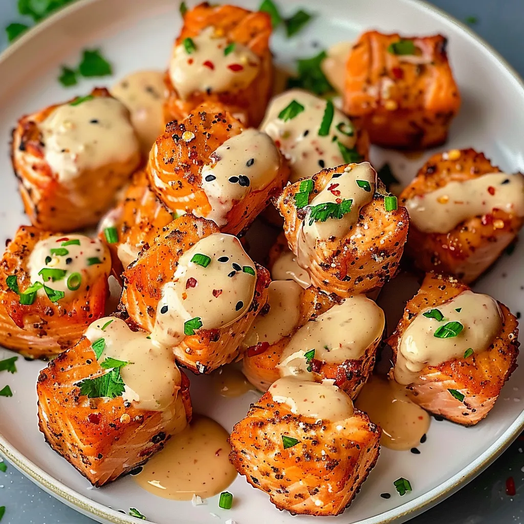 Saumon relevé sauce Bang Bang