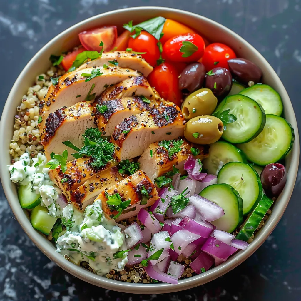 Bol méditerranéen healthy