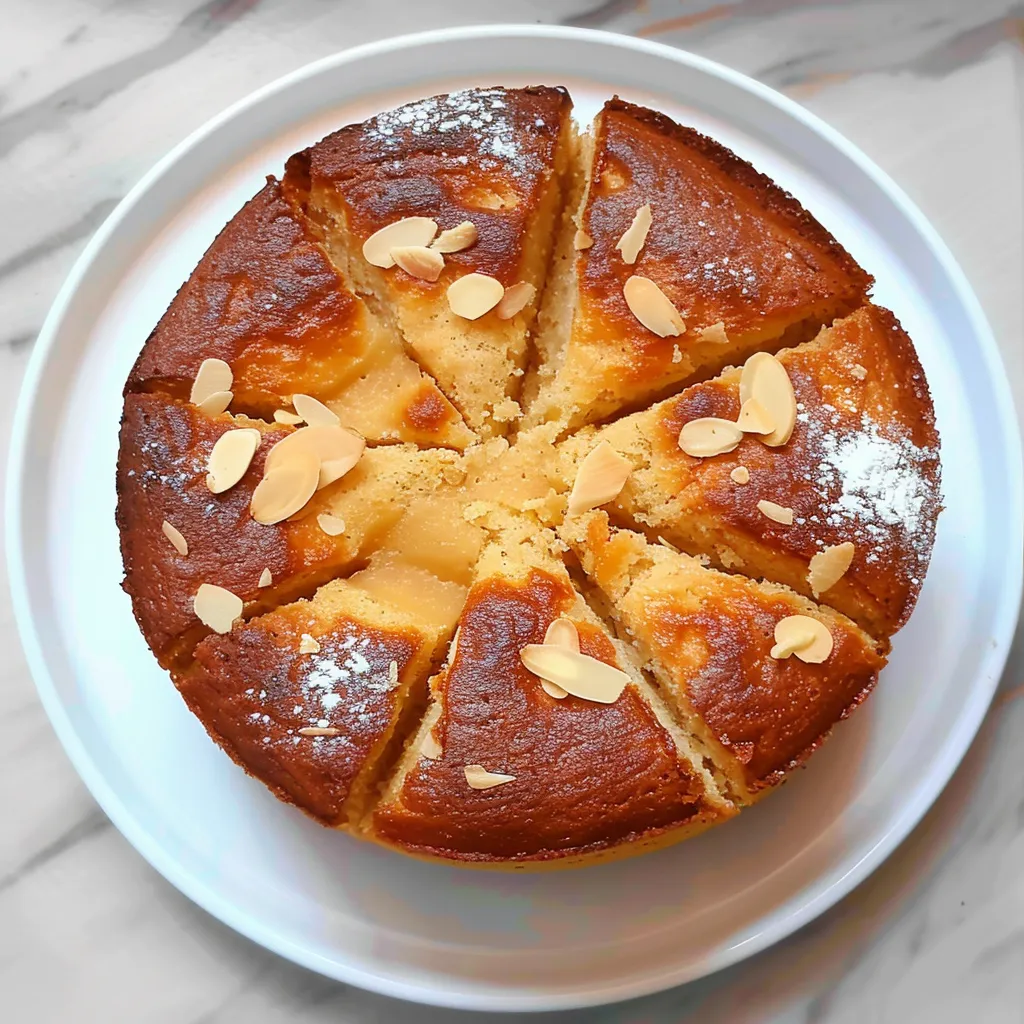 Gâteau yaourt et amandes facile