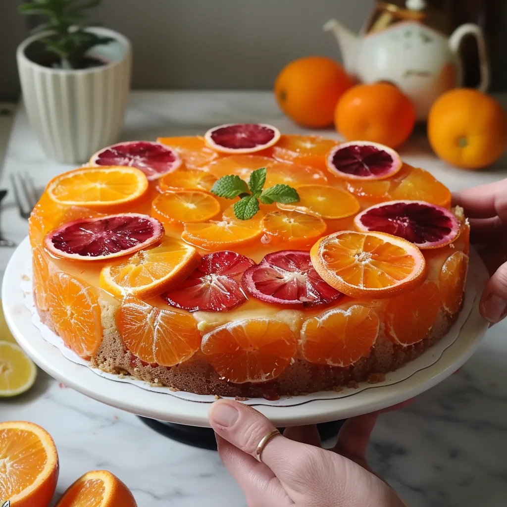 Gâteau dégradé aux agrumes Turkuaz | Élégant, ultra moelleux aux oranges