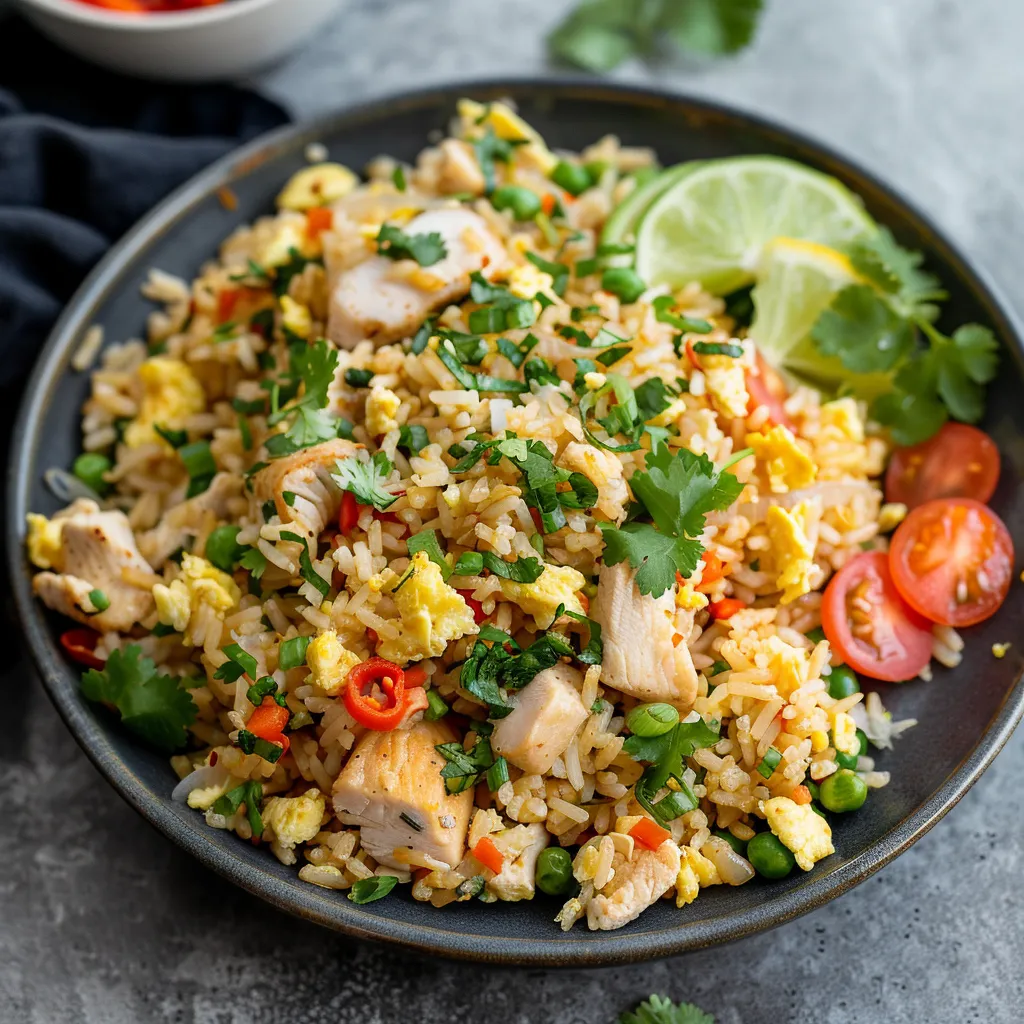 Plat de riz frit thaïlandais Khao Pat