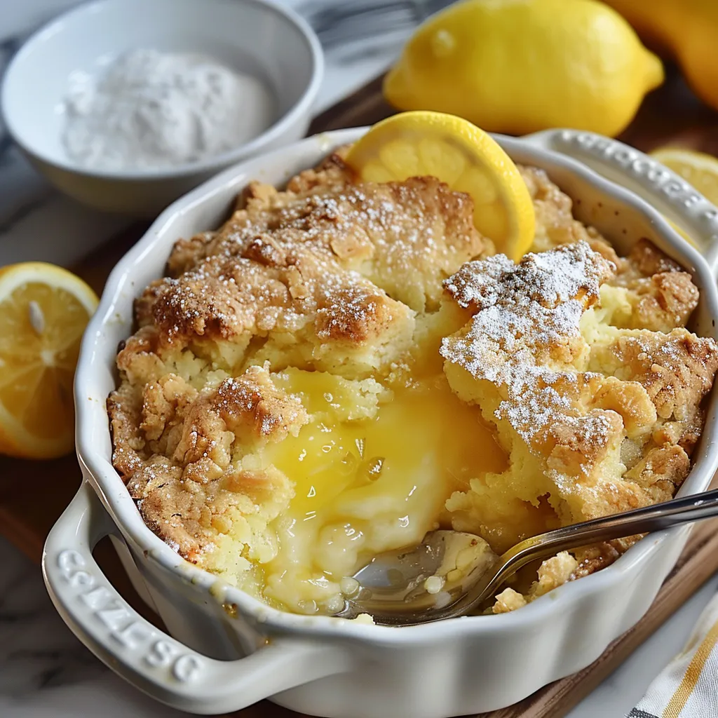 Cobbler au Citron facile gourmand