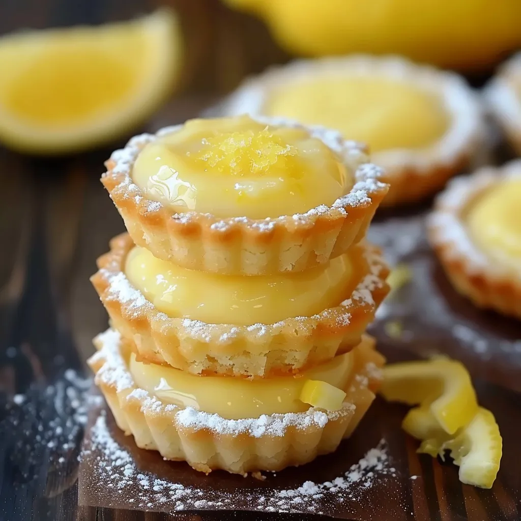 Mini cookies au citron