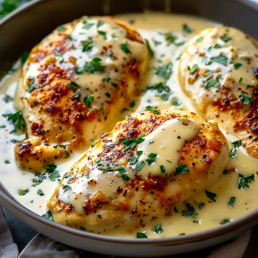 Poulet au Fromage à la Crème