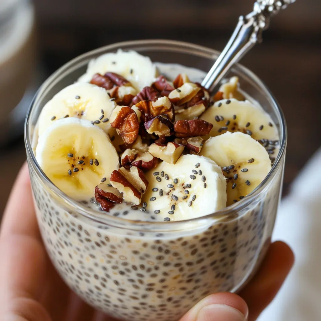 Pudding chia banane – rapide et sain pour le matin