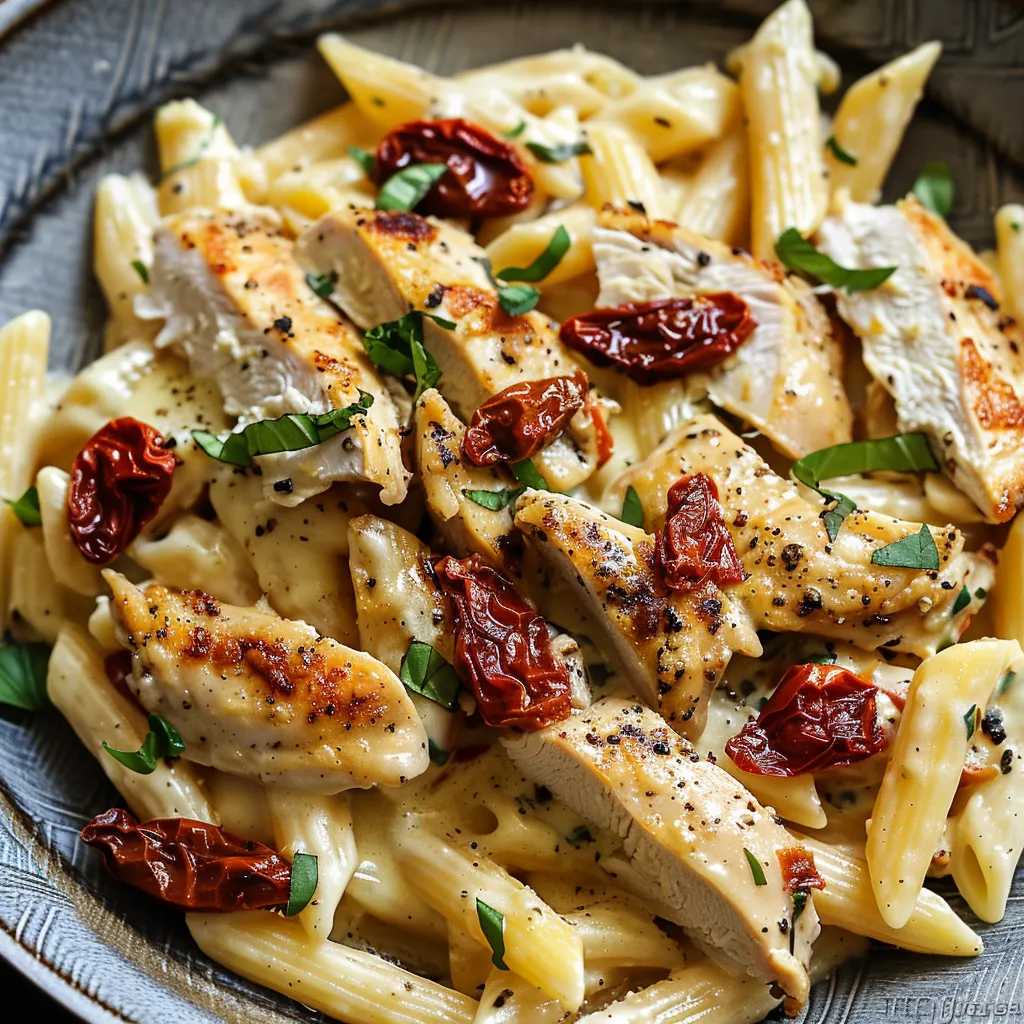 Pâtes Marry Me au Poulet - Crémeuses et gourmandes