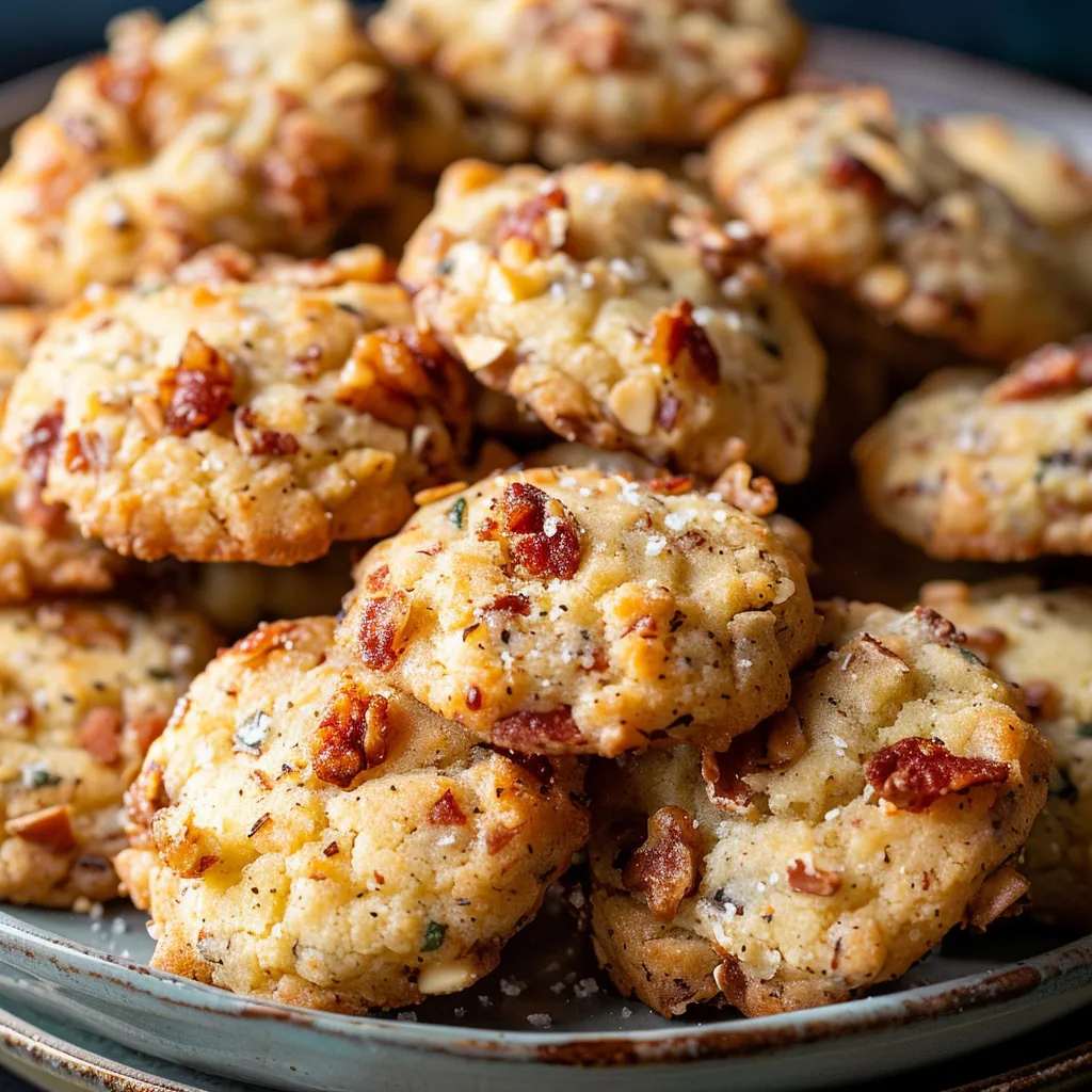 Cookies salés chorizo noix parmesan