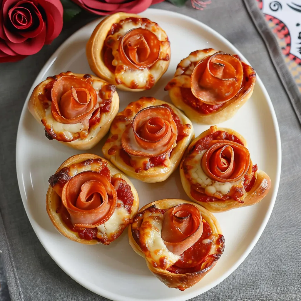 Fleurs façon pizza – Apéro romantique express