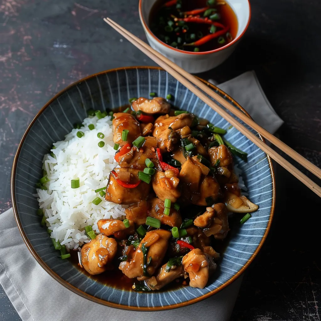 Poulet et gingembre super frais