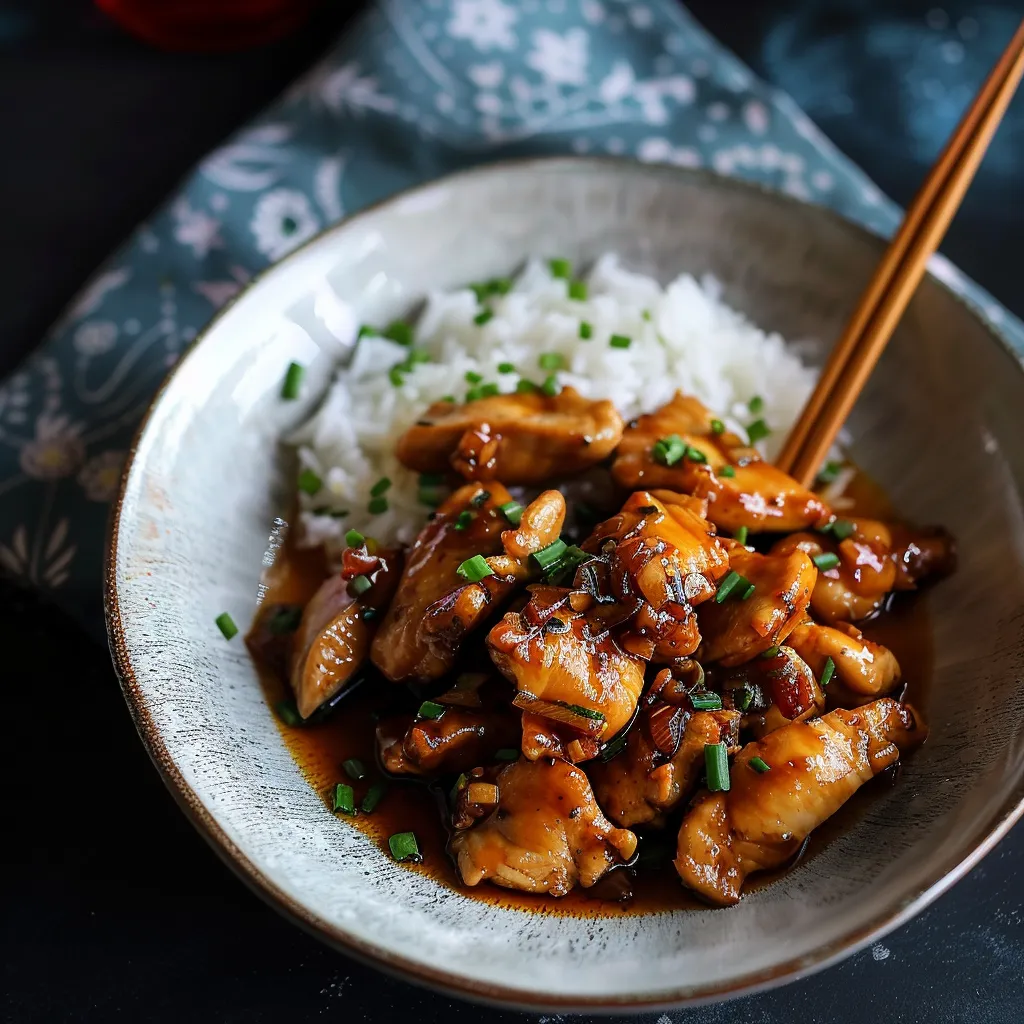 Poulet au Gingembre Frais - Plat parfumé et réconfortant