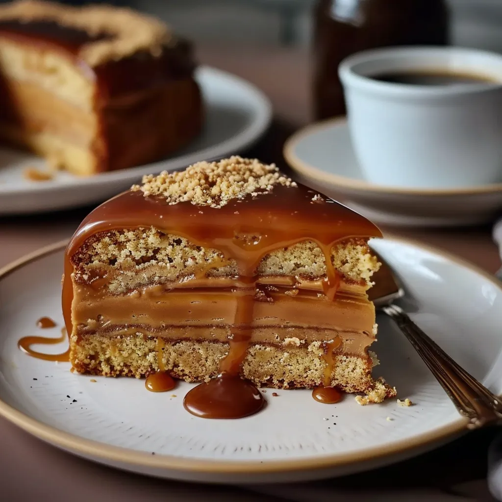 Gâteau café caramel moelleux gourmand