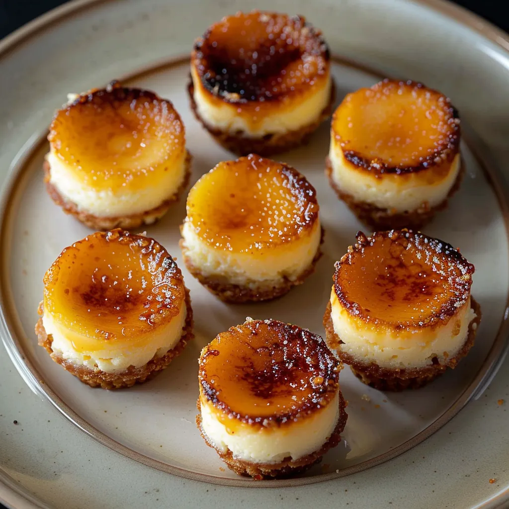 Mini Crèmes Brûlées façon Cheesecake — Sucré Chic