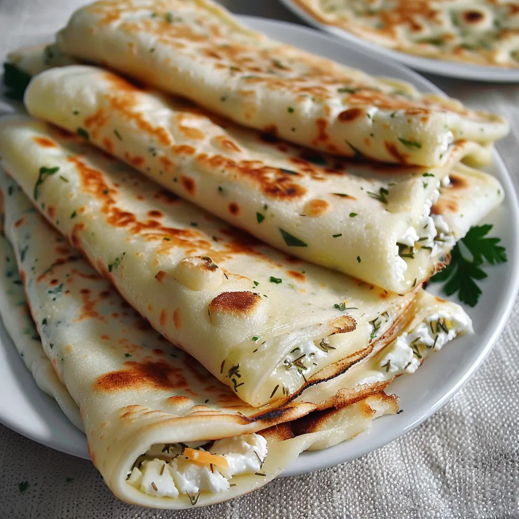 Gözleme turc authentique au fromage