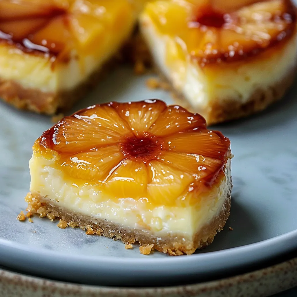 Délice mini cheesecakes ananas