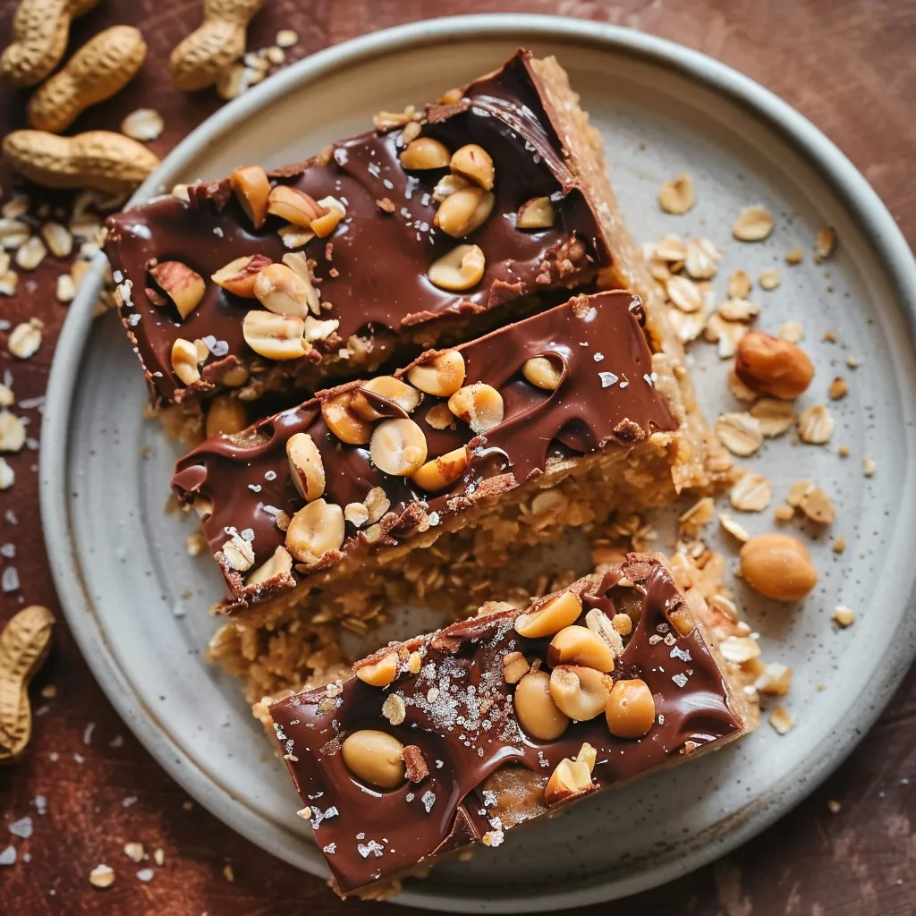 Barres Snickers vegan maison super gourmandes