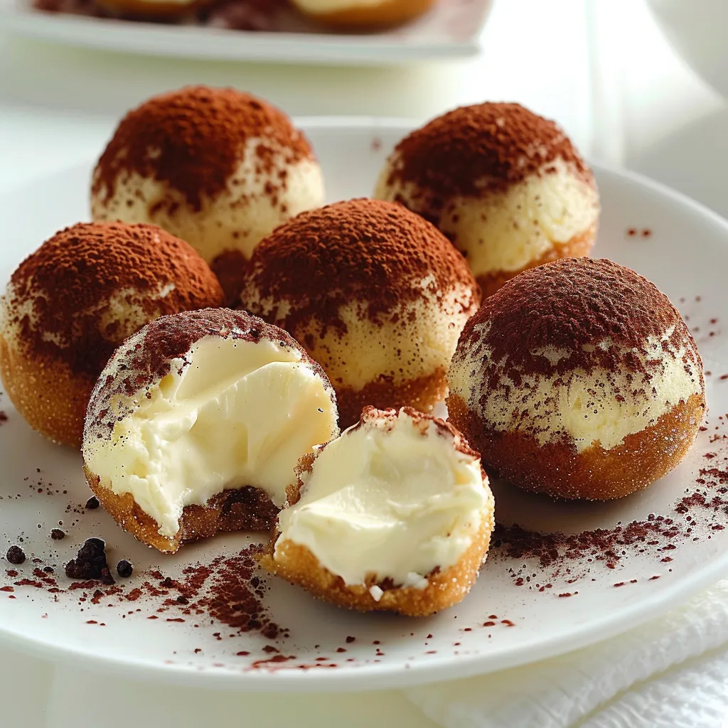 boules tiramisu au café