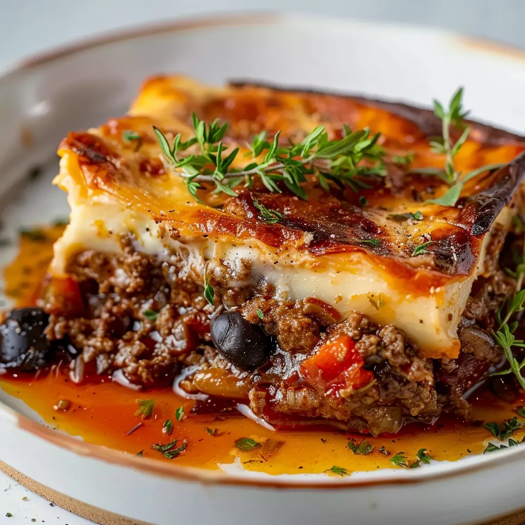 Moussaka Grecque Familiale - Plat Méditerranéen