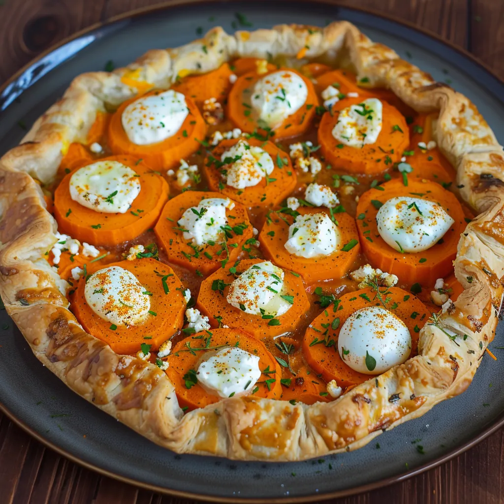 Tarte Carotte Chèvre Simple et Gratinée