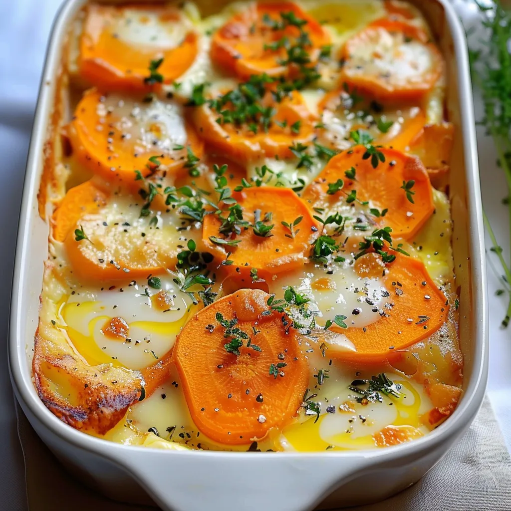 Gratin de carottes léger - Facile et plein de peps