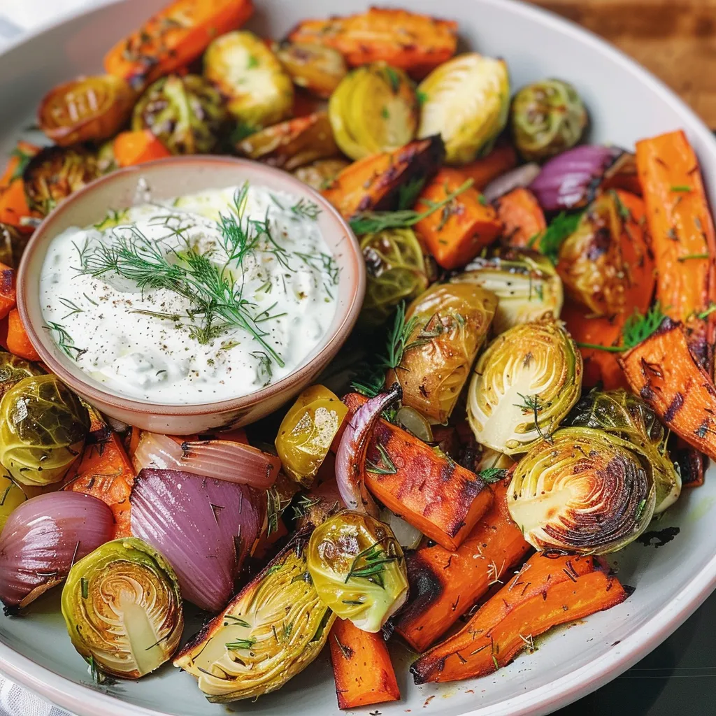 Légumes d’Hiver Rôtis – Plat Végétarien Délicieux
