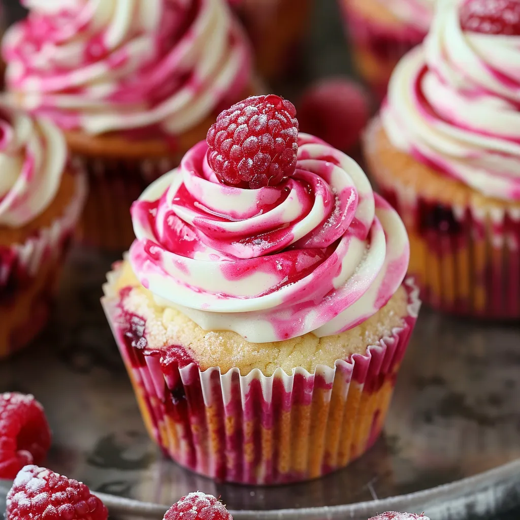 Cupcakes Twistees Framboises [45 Minutes]