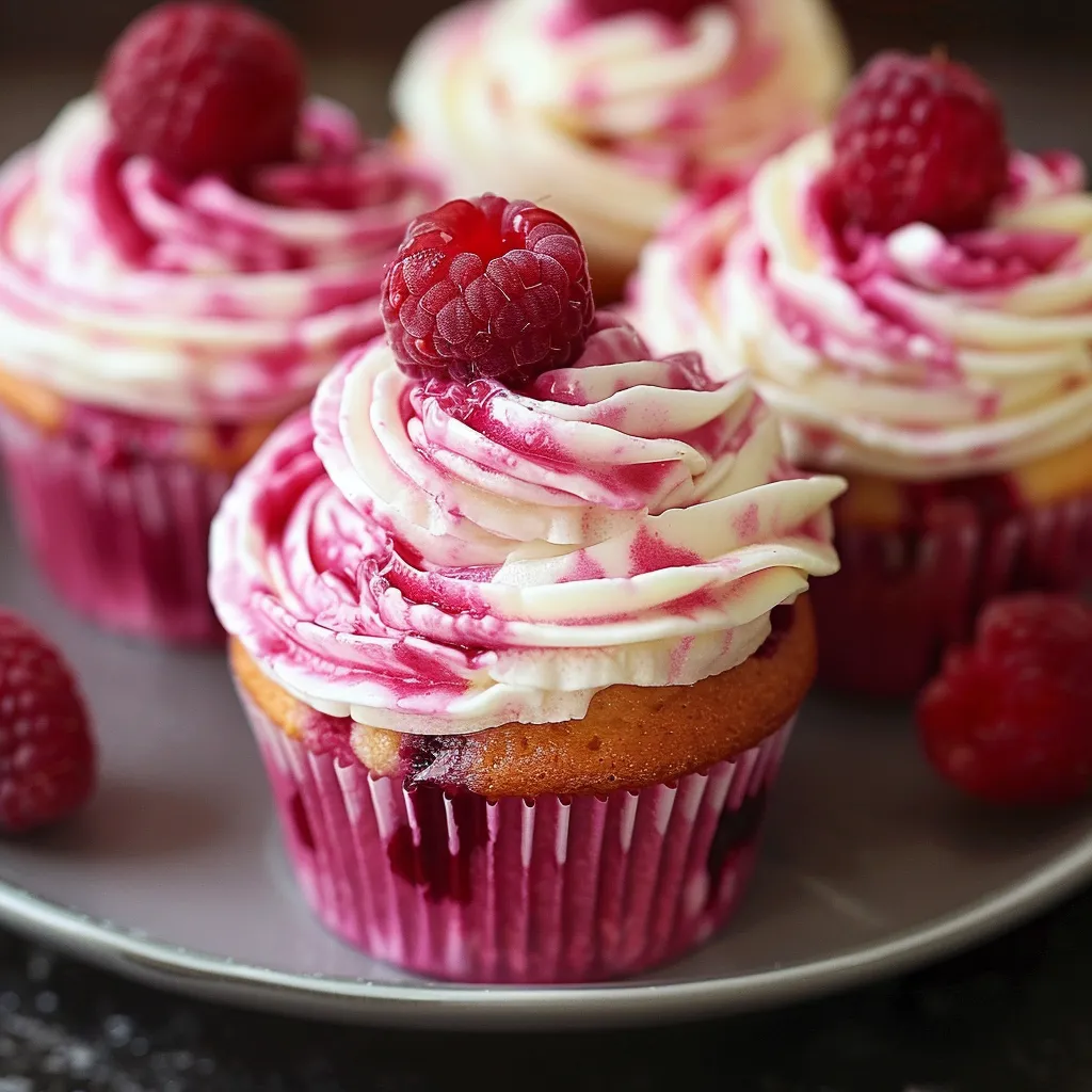 Délicieux Cupcakes aux Framboises - Facile à Faire