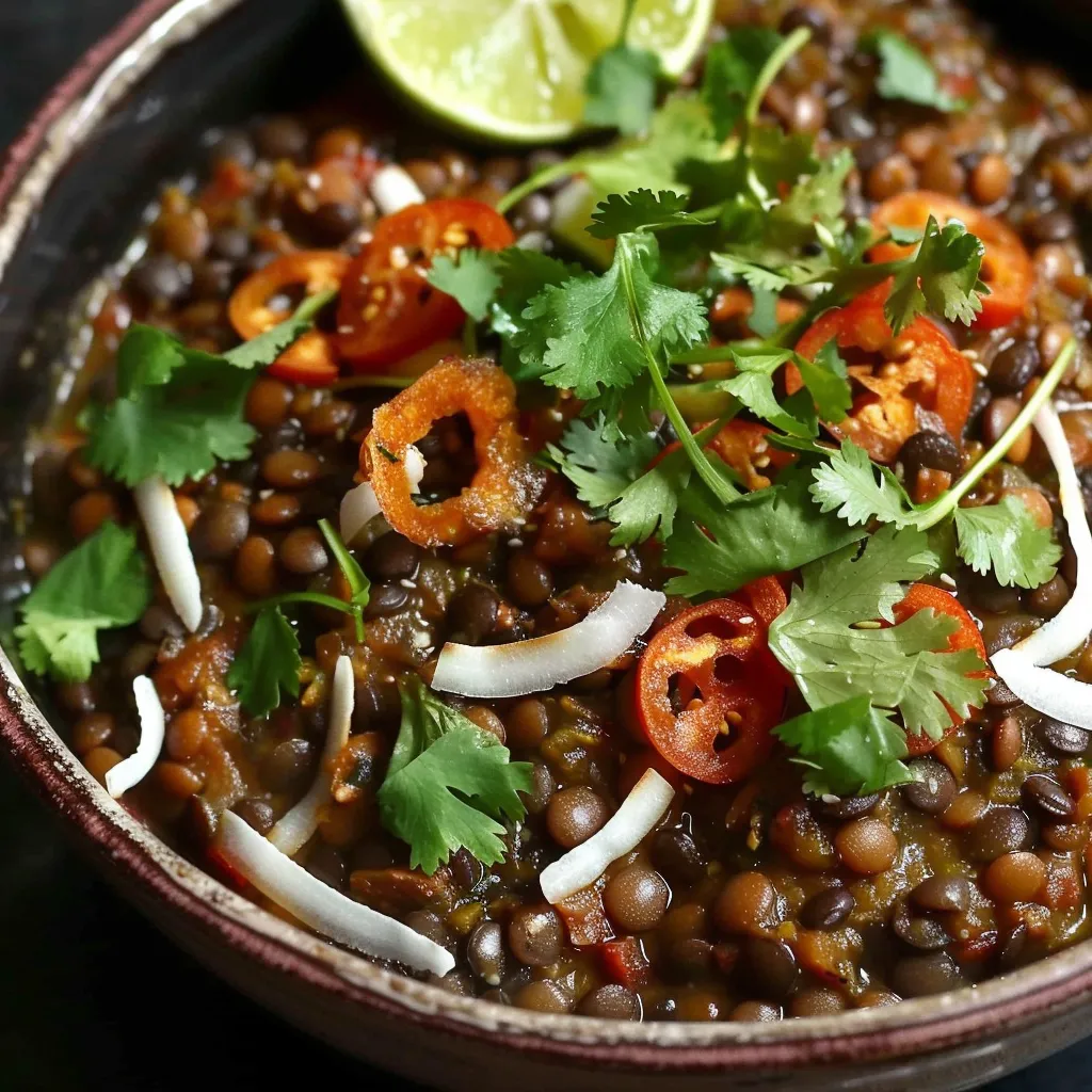 Lentilles béluga façon Ottolenghi