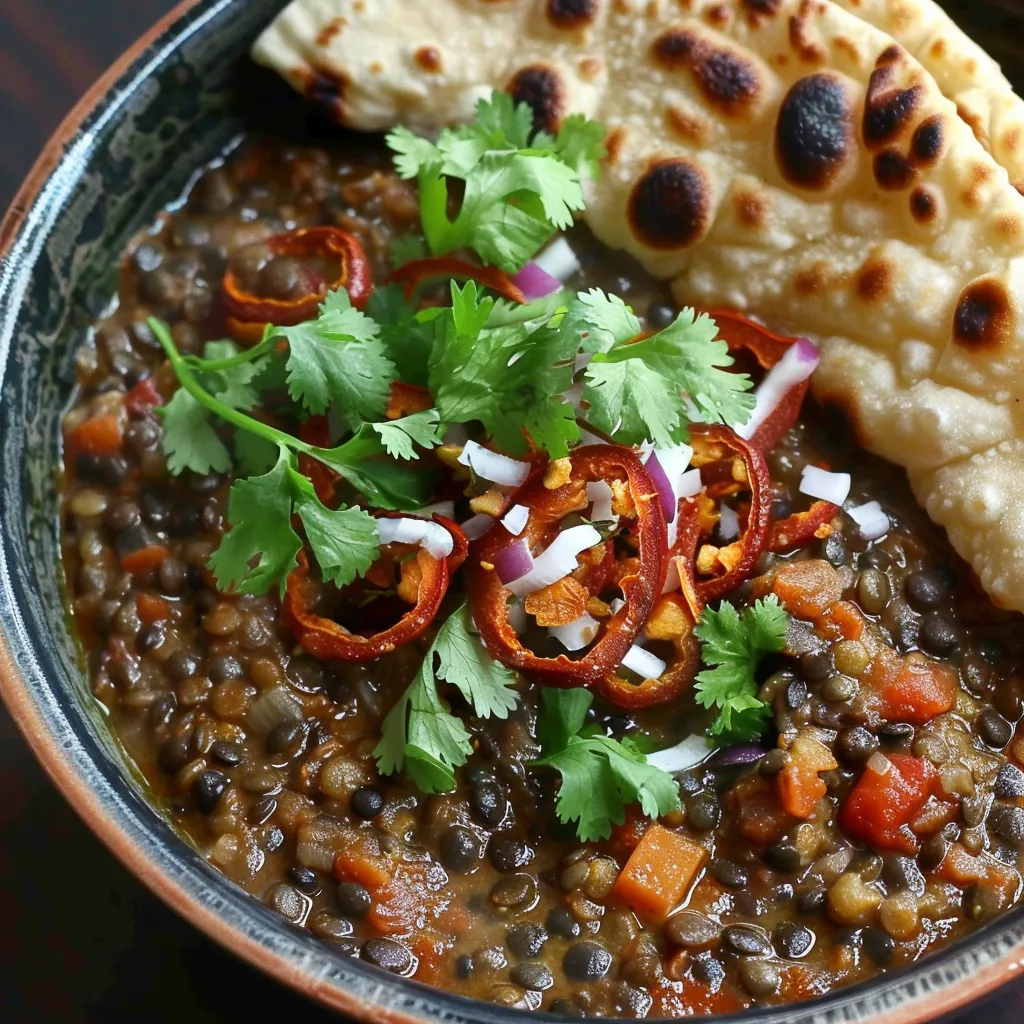 Lentilles Béluga - Plat Inspiré Ottolenghi