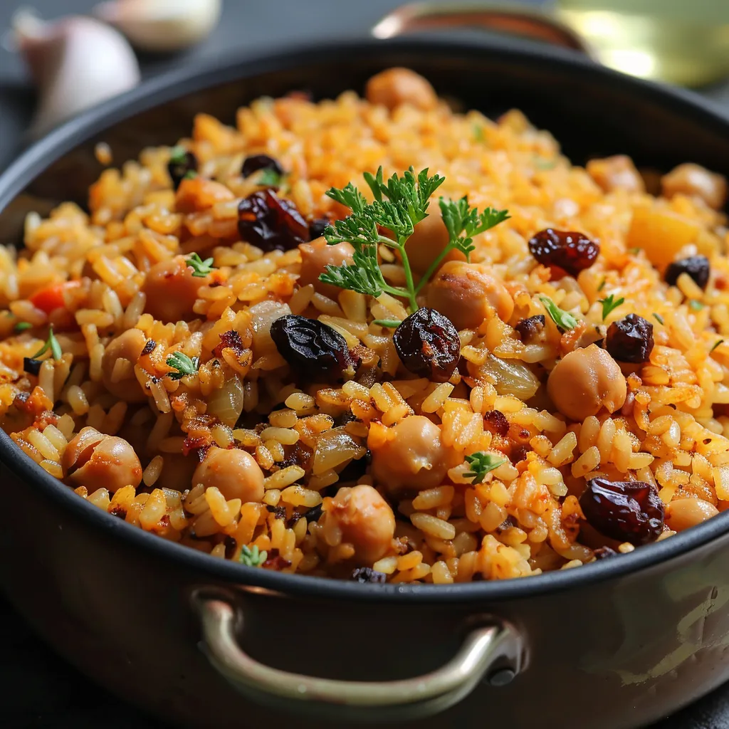 Riz Espagnol aux Pois Chiches - Recette Traditionnelle