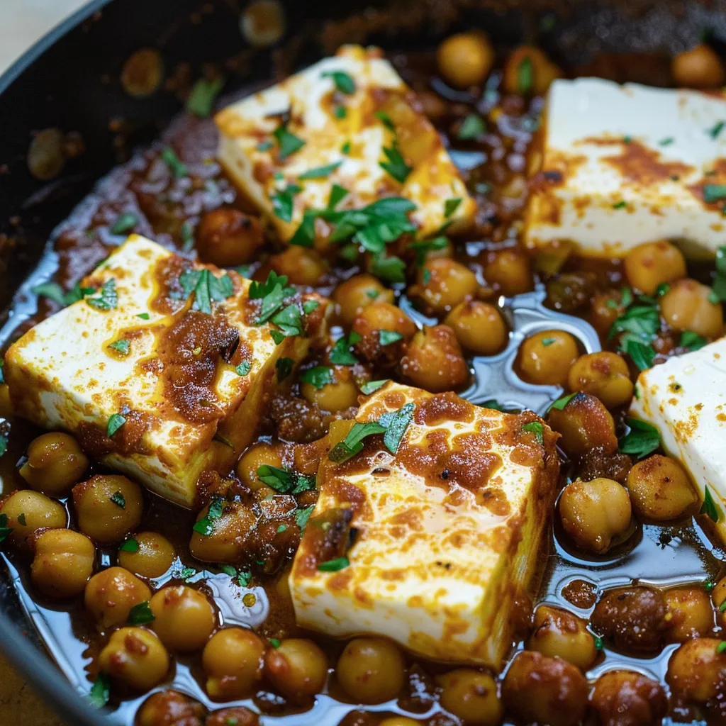 Feta indienne toute dorée au four