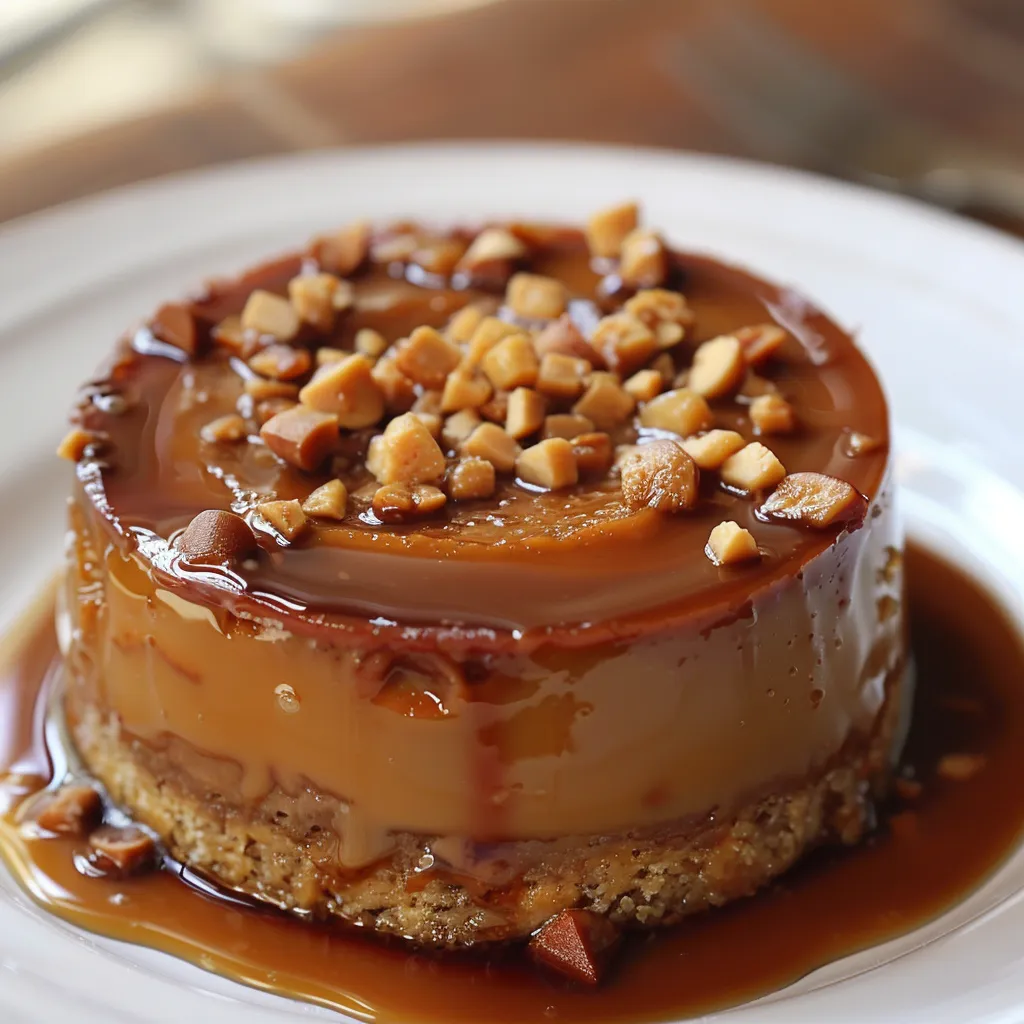 Flan à la Cacahuète moelleux et léger