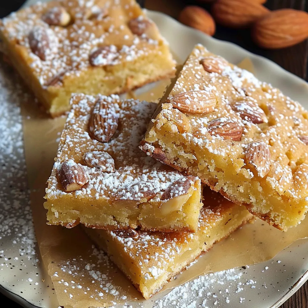 Carrés aux amandes IG bas