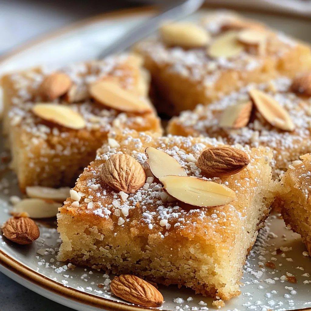 Carrés moelleux aux amandes IG bas délicieusement sains
